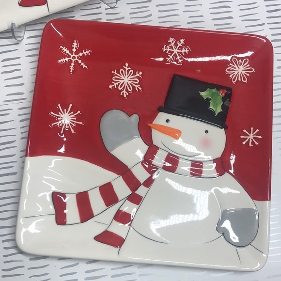 St. Nicholas square salad plates #3 - Picture 2 of 5